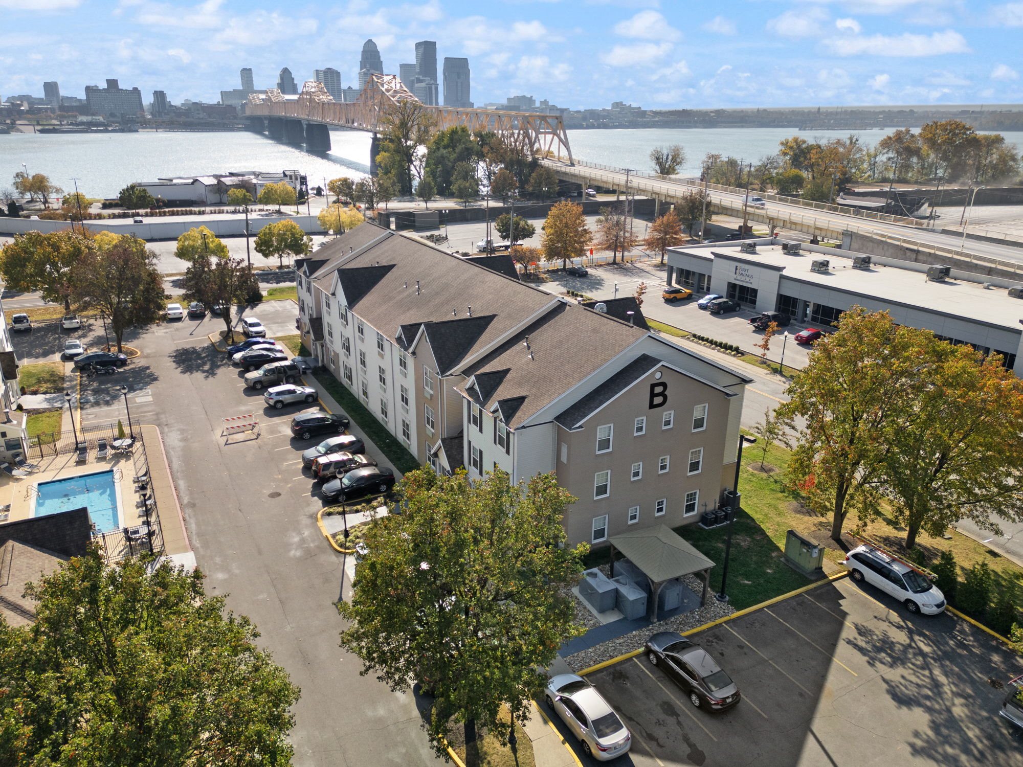 Aerial View Of Property at AVIA North Shore Apartments, Indiana, 47130